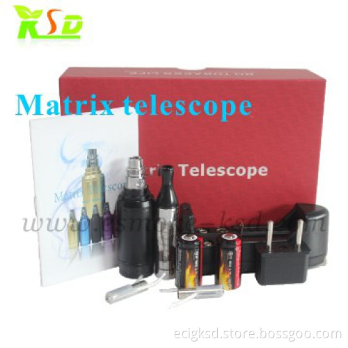 Ecig matrix telescope KSD design colorful electronic smoke Shenzhen